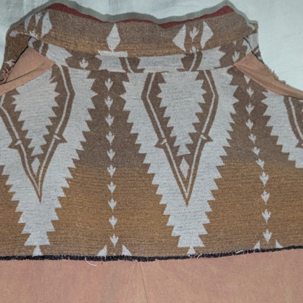 Pol Women's Oversized Burnt Orange Large Button-U… - image 6